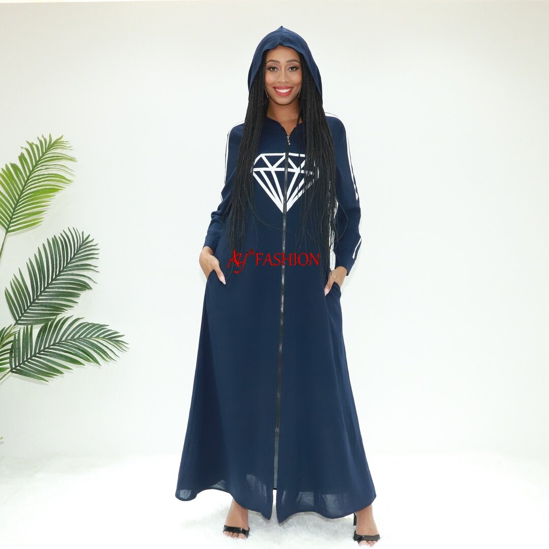 Roupas africanas por atacado ABAYA AY Moda SG40030 Tanzânia Caftan Muslimah Dress