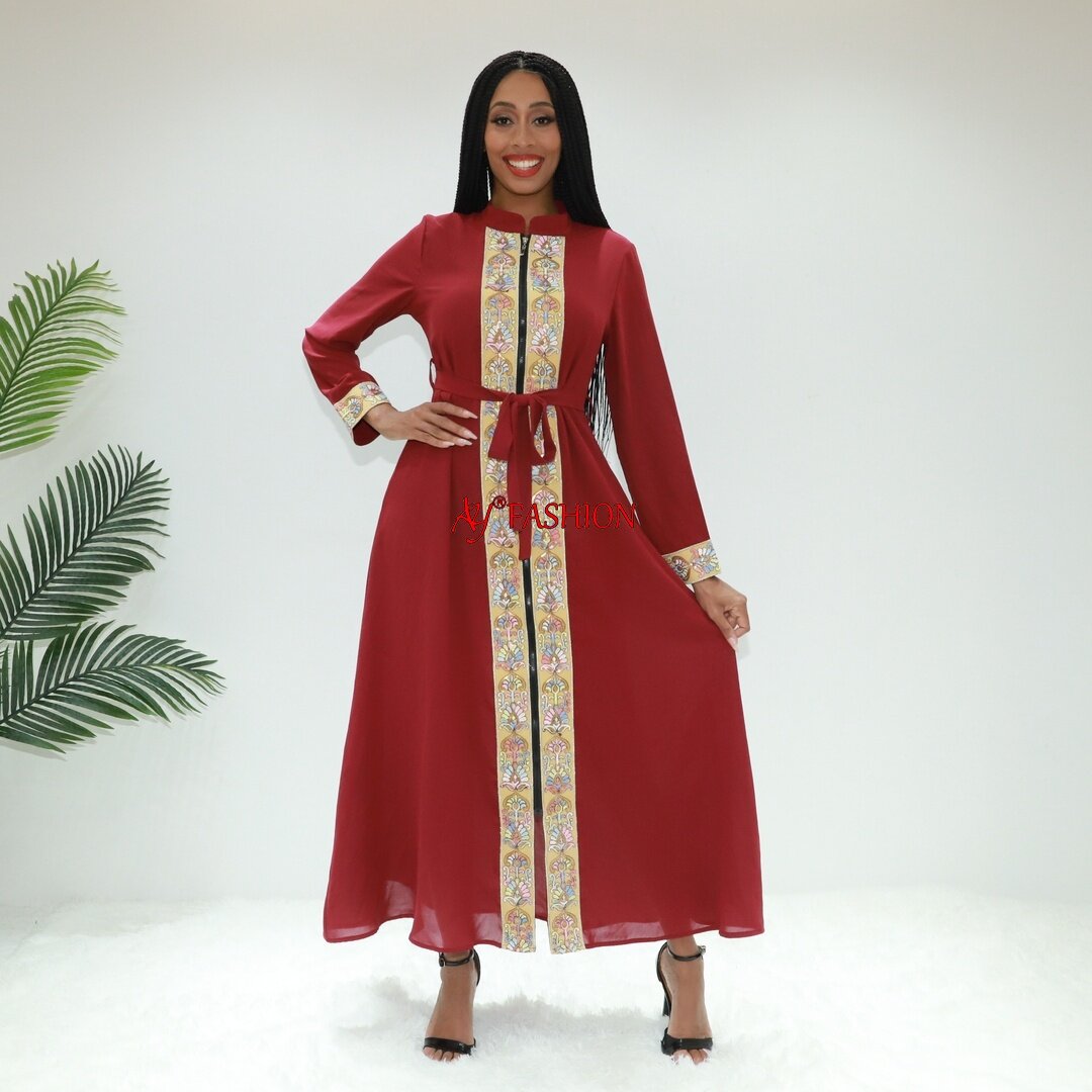 Vêtements islamiques Batwing Robe Maxi Ay Fashion SG40033 Cameroun Kaftan Fashion Robe