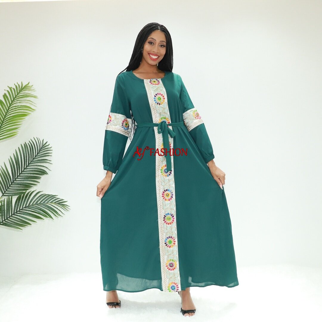 非洲连衣裙Kaftan Marocain Femme Ay时尚SG40034 Tanzania Kaftan Arab Dress