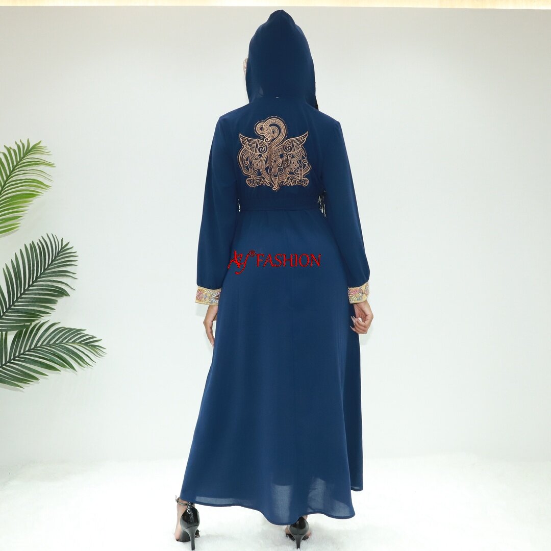 Roupas muçulmanas Abaya Modeli Dubai SG40051 Nigéria Kaftan Long Robe