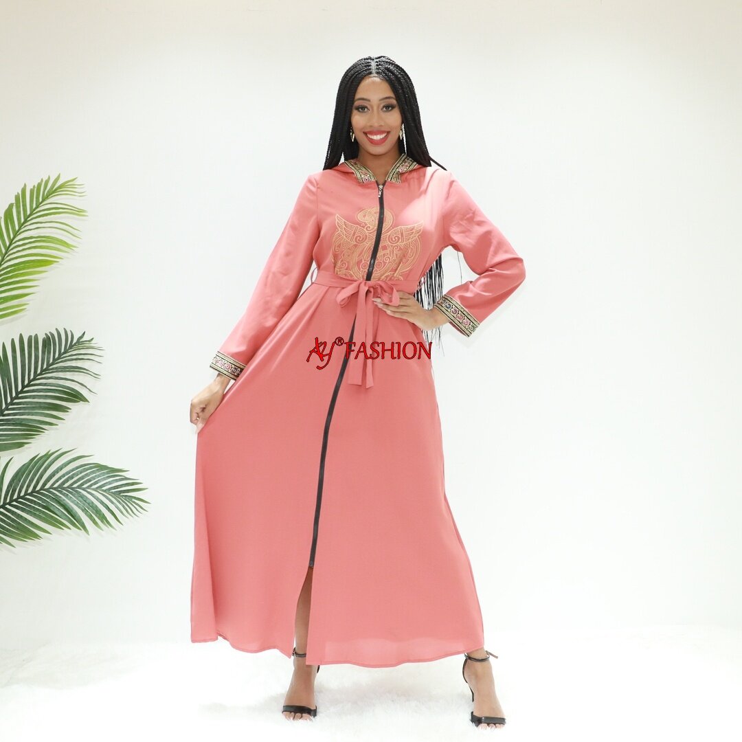 Vestido maxi modesto com mangas SG40053 Abidjan Boubou Modesty Dress