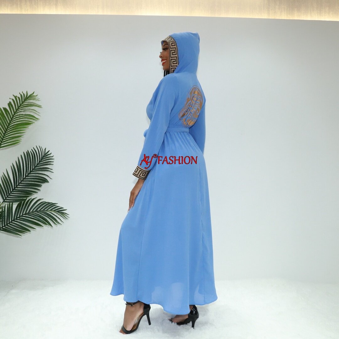 Jilbab Abaya Irak Top Fashion Ay Fashion SG40056 Camerún Kaftan Damas Vestido