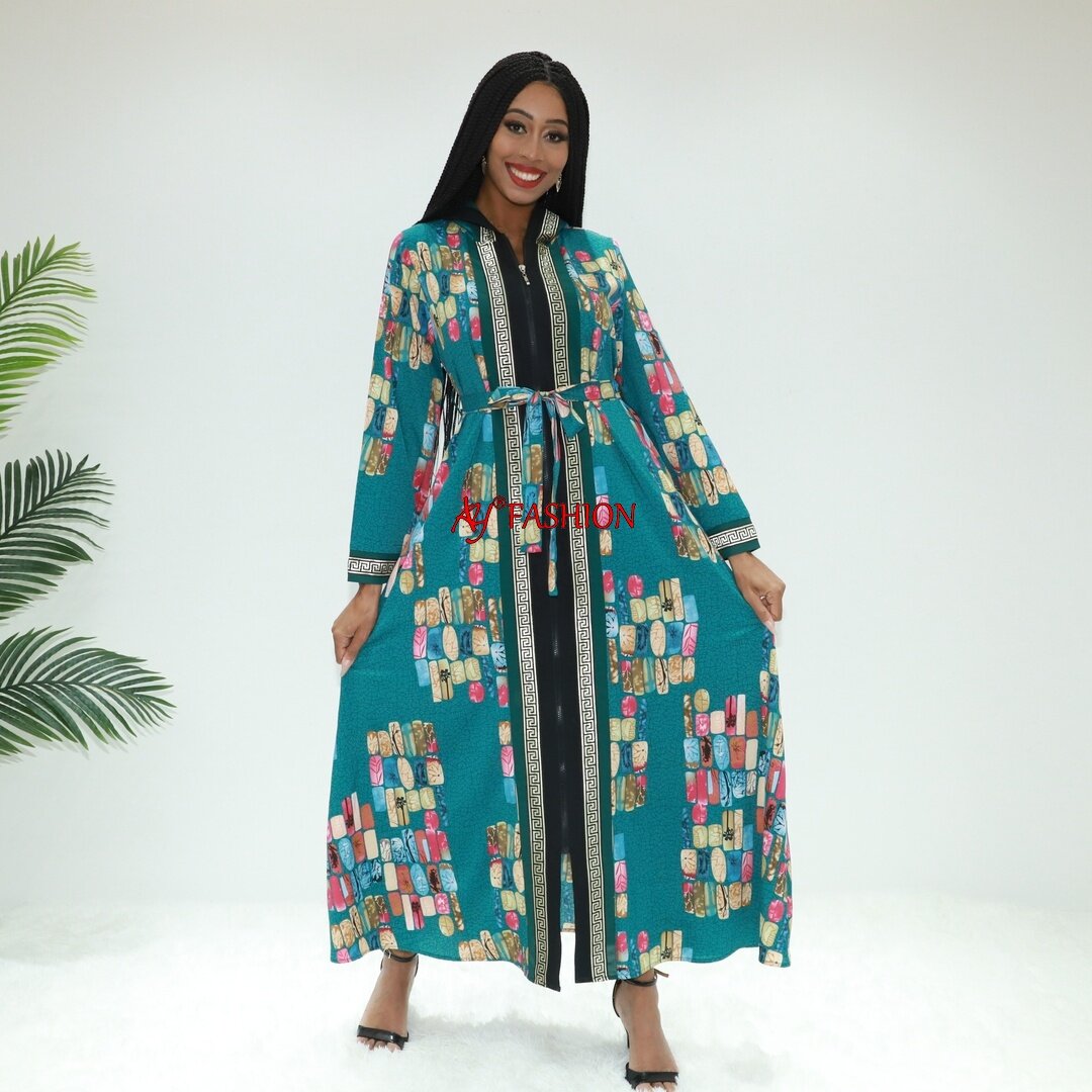 Roupas da África Seda Kaftan Ay Fashion SG40076 Congo Boubou Modesty Dress