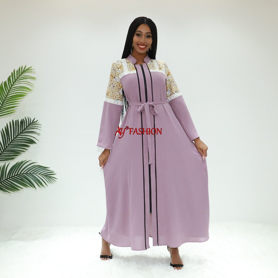 Ropa africana ropa fiyiana ay sg40085 Camerún Vestido musulmán Musulmán Vestido