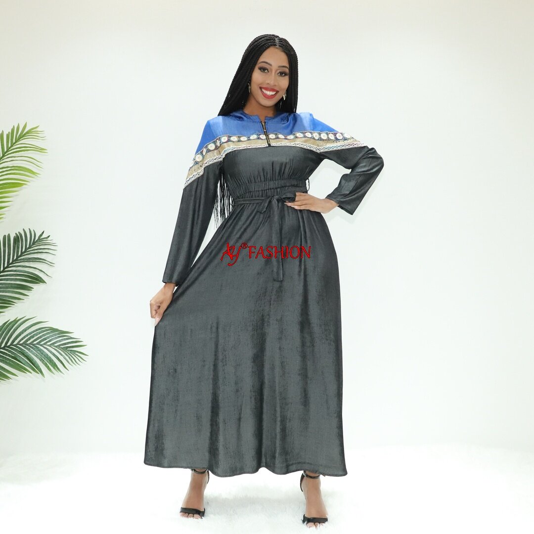 Traje bordado Les Kaftan Africain Ay Moda SG40088 Congo Roupas