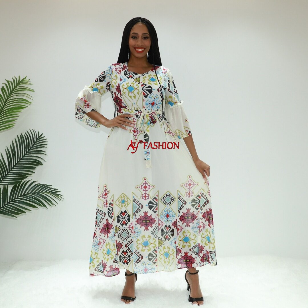 Vêtements africains Tanzanie Islamic Abaya SG40107 Robe éthérée de la mode Togo