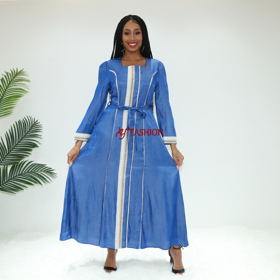 Afrika Kleid Abaya Jas Ay Fashion SG40123 Togo Boubou Damen Kleid