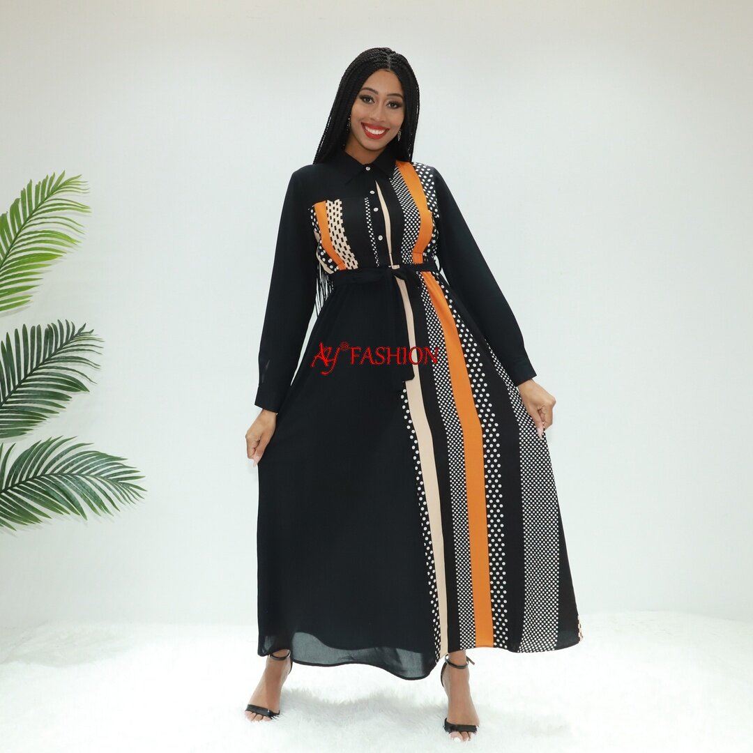 African clothing arabic ladies dress AY Fashion SG40140 Togo boubou Muslimah dress