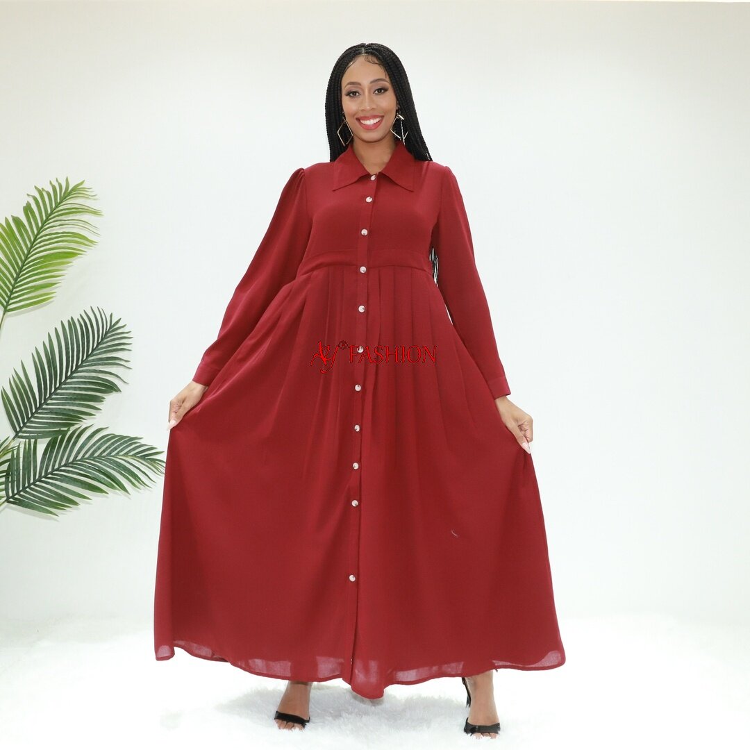 Ropa de África Sudán musulmán Abaya Ay Fashion SG608 Tanzania Caftan Long Robe