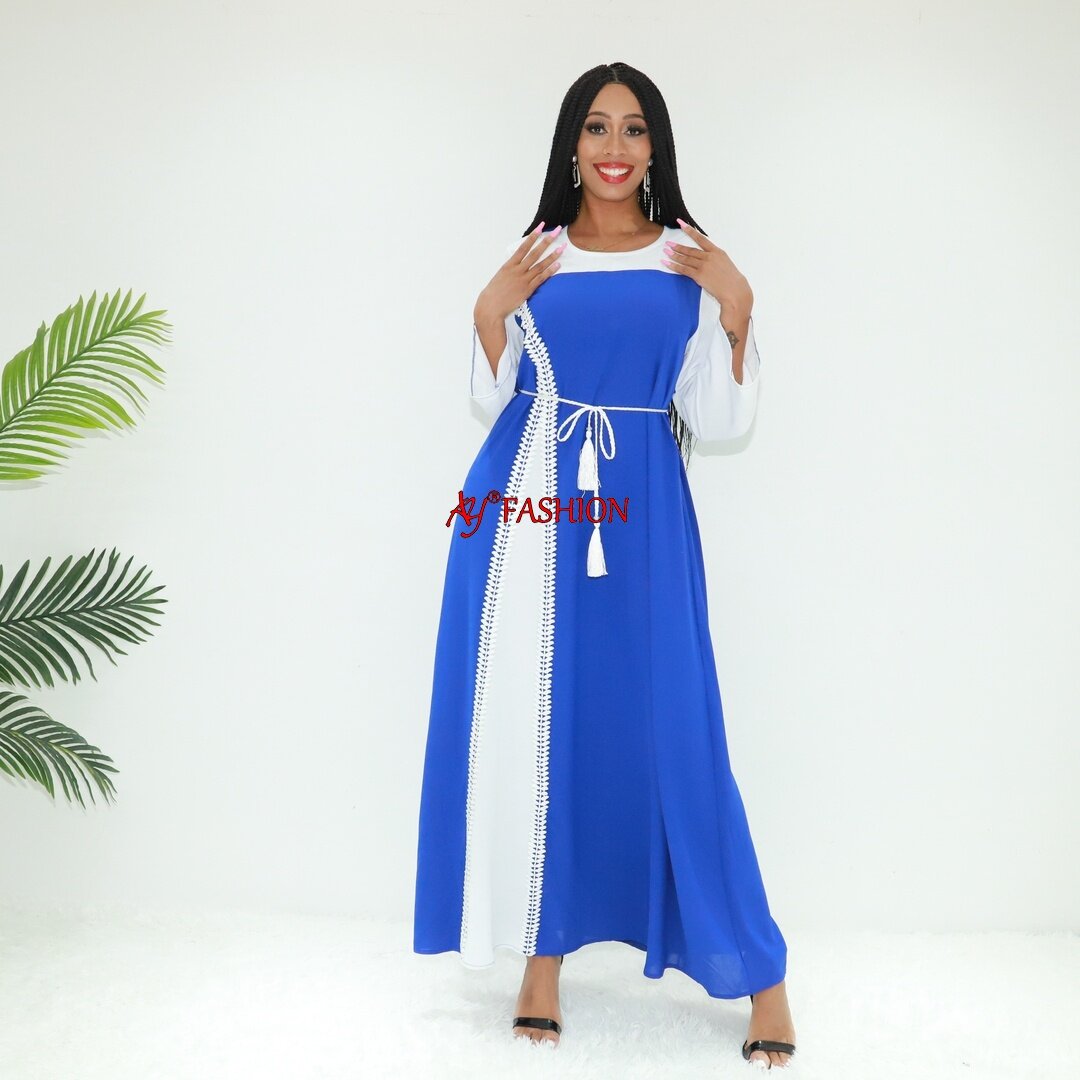 Ropa étnica abierta abaya dubai 2022 8697 Congo boubou vestido hijab