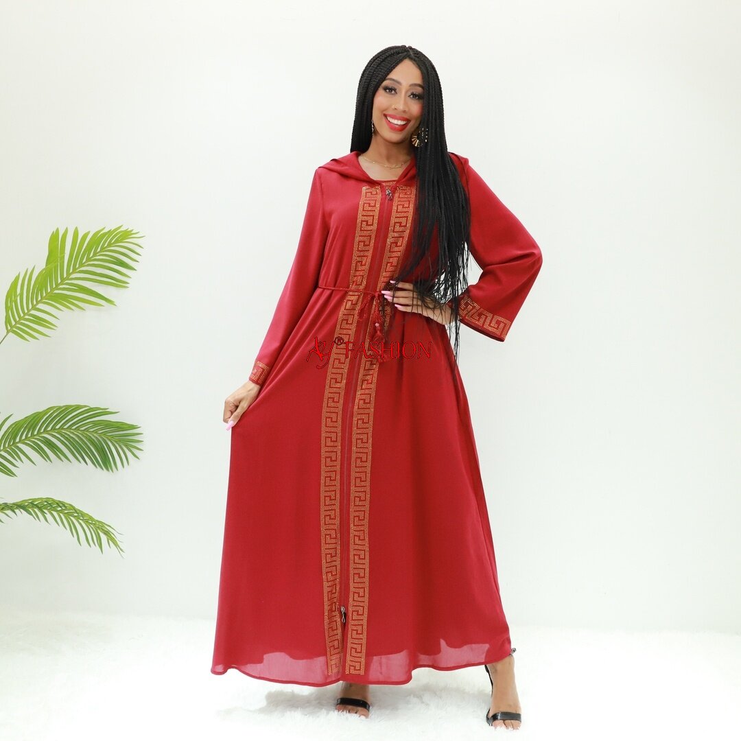 Vêtements musulmans Robes de dames 2018 Ay Fashion 8748 Congo Caftan Maxi robe