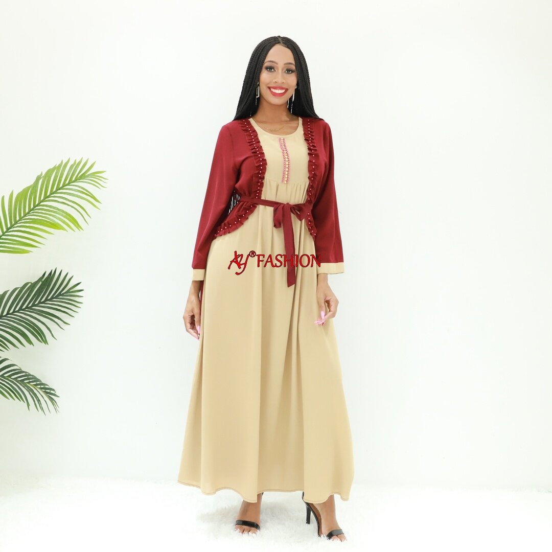 Afrika Kleid Maroco Ay Fashion 8763 Nigeria Abaya ätherisches Kleid