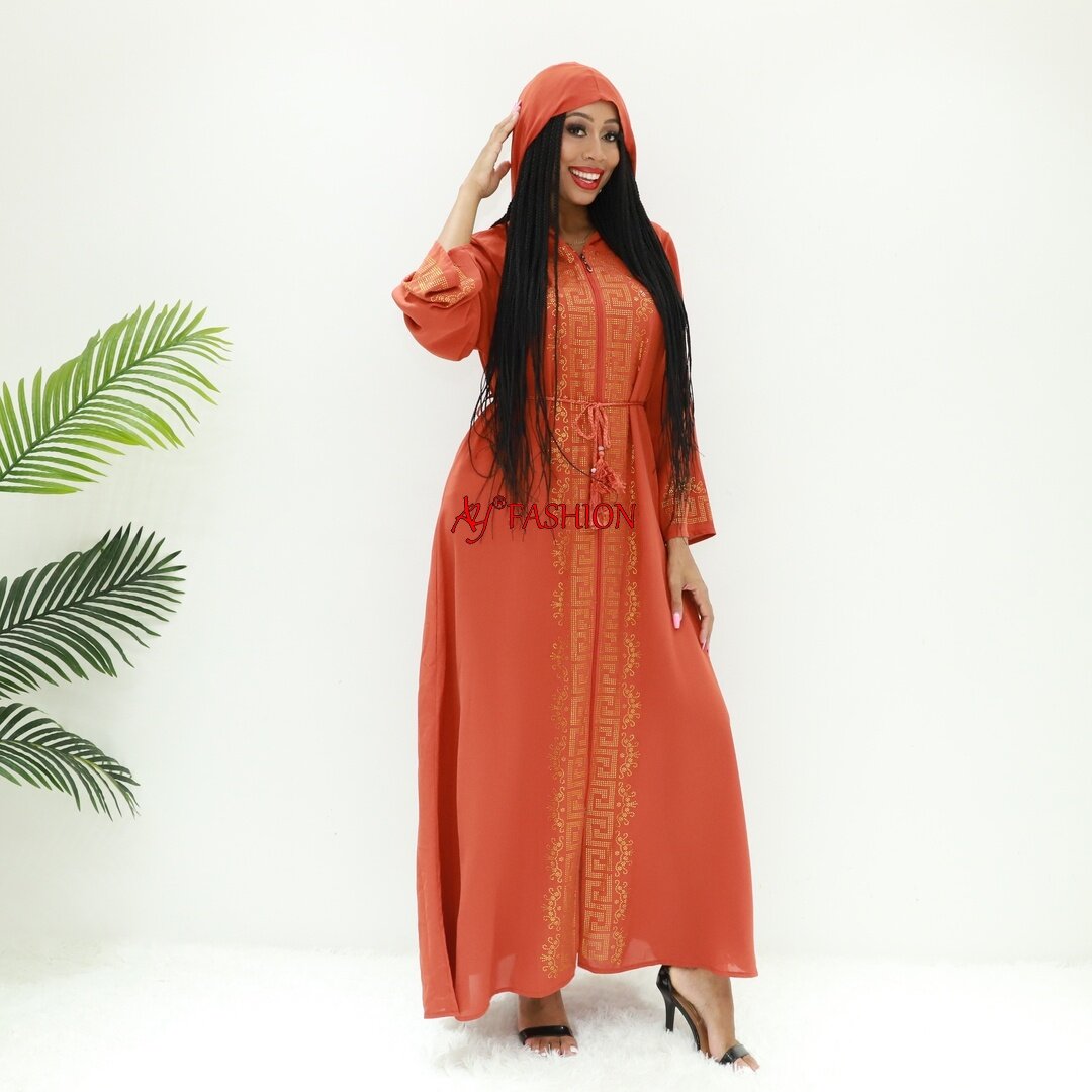 Vêtements islamiques Unique Africa Ay Fashion 8767 Vêtements Cameroun Robe maxi