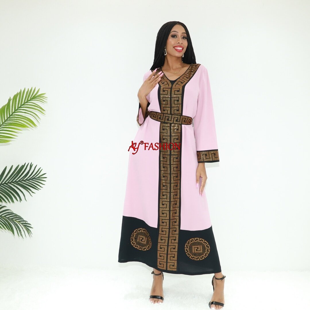 Скромное платье старушки платья Ay Fashion An6037 Nigeria Kaftan Eethereal платье