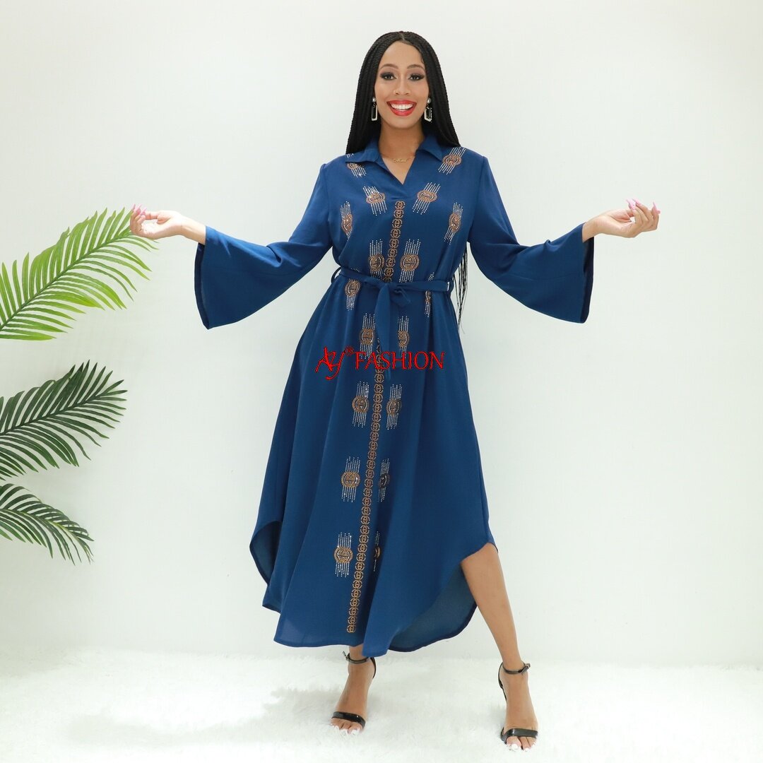 Playa de ropa étnica Kaftan Ay Fashion AN6043 Congo Caftan Damas Vestido