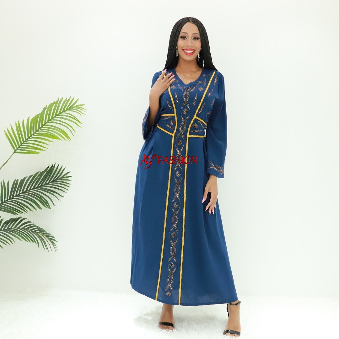 Loose-fitting gown jubah abaya dubai AN6063 Togo Fashion ladies fashion dresses