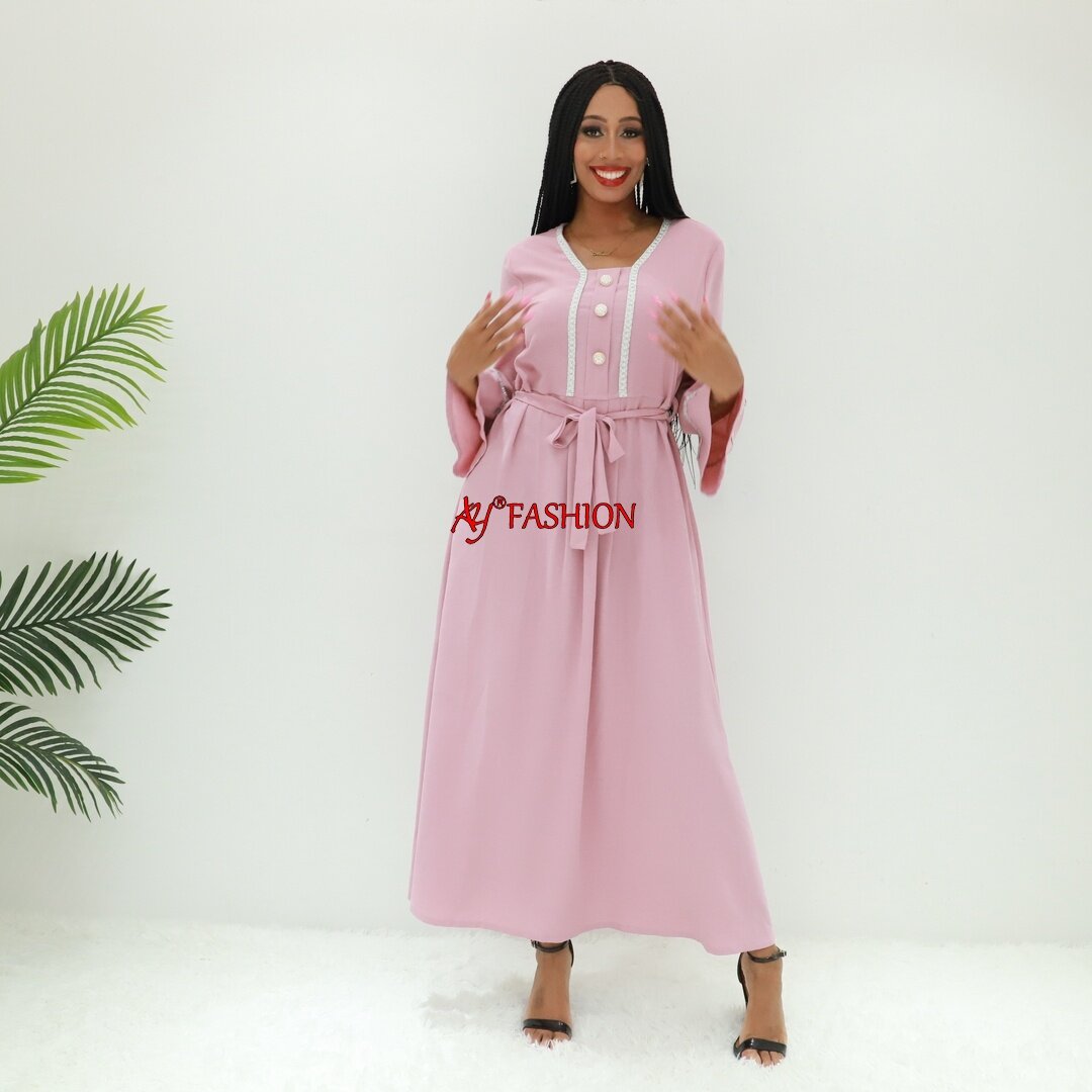 Vêtements islamiques Afrique porte la mode AY AN6076 Nigeria Kaftan Muslim Robe