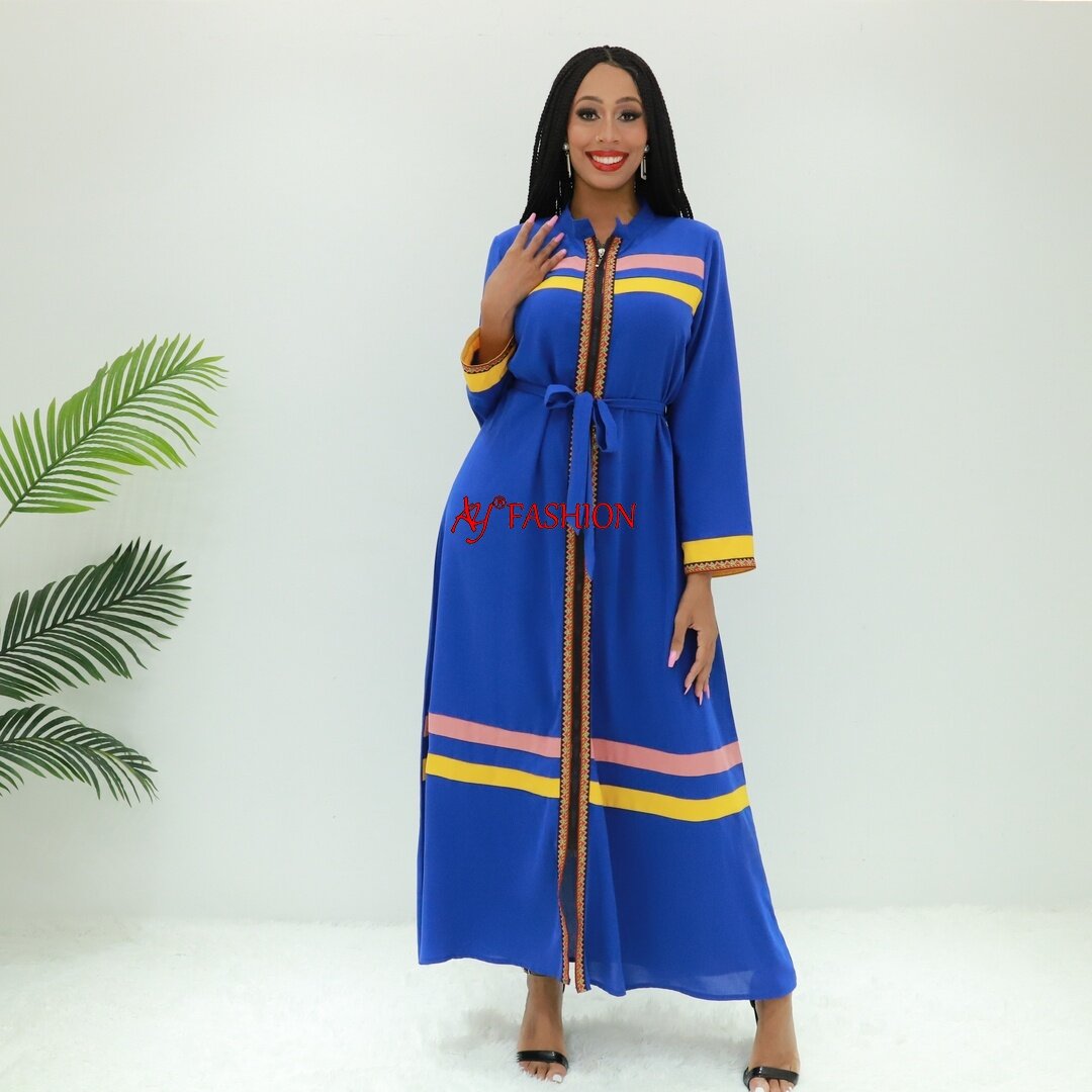 Afrikanische Kleidung Hijab Kleider Kleidung Q583 Nigeria Muslim Kleid Damen Modekleider