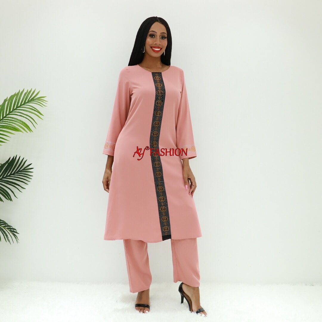 Jilbab Lady Dress Ay Fashion SG24225 Ghana Boubou Muslim Robe