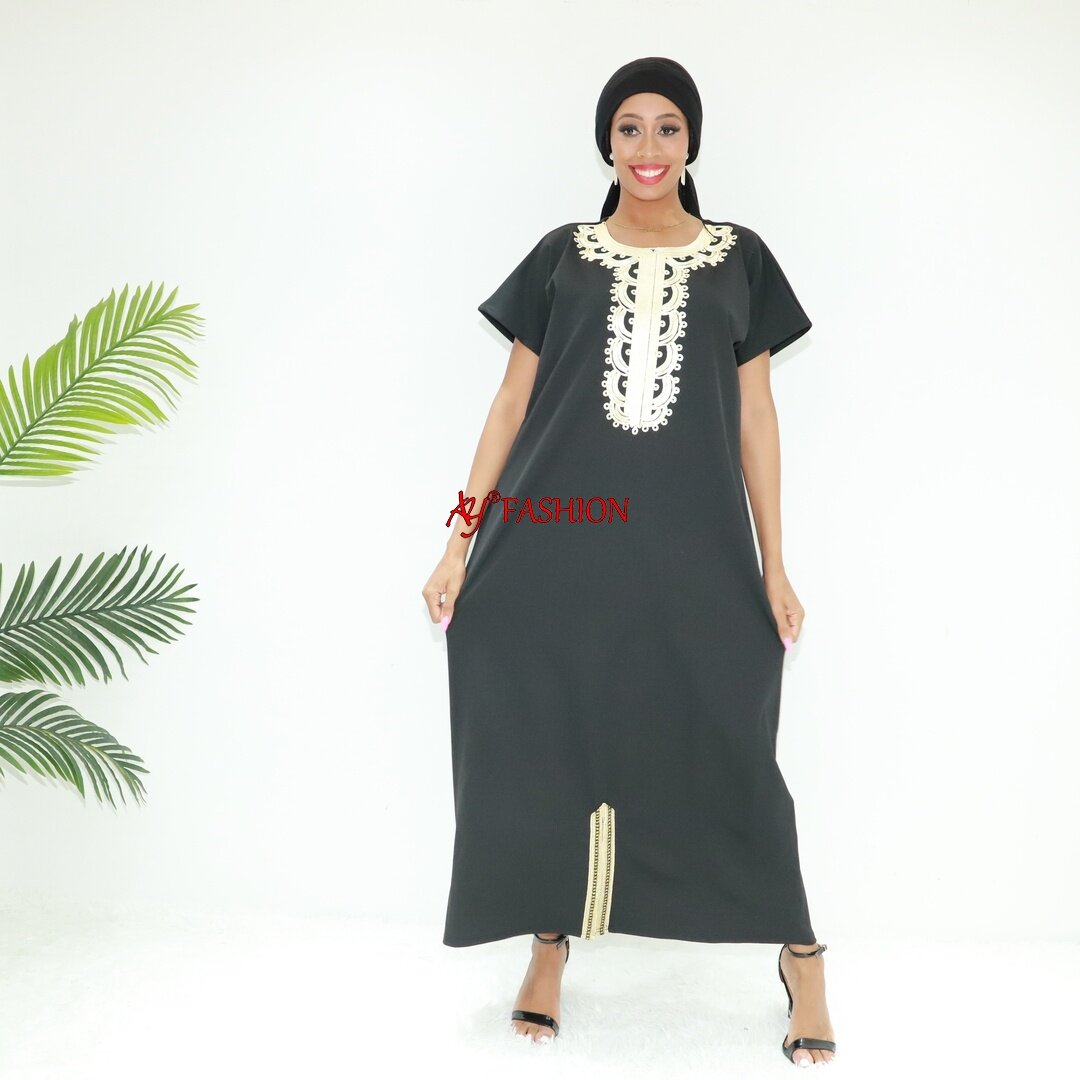 Elegante Abaya Dessous Abaya Factory Ay Fashion SG24236 Nigeria Mode Kaftan