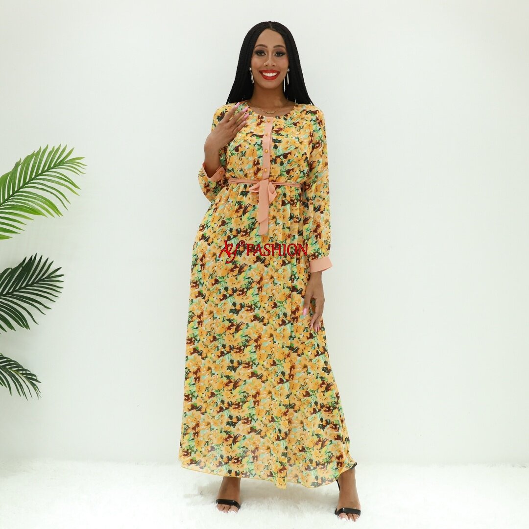 Moda Islâmica Daster SG24260 Abidjan Boubou Kaftan