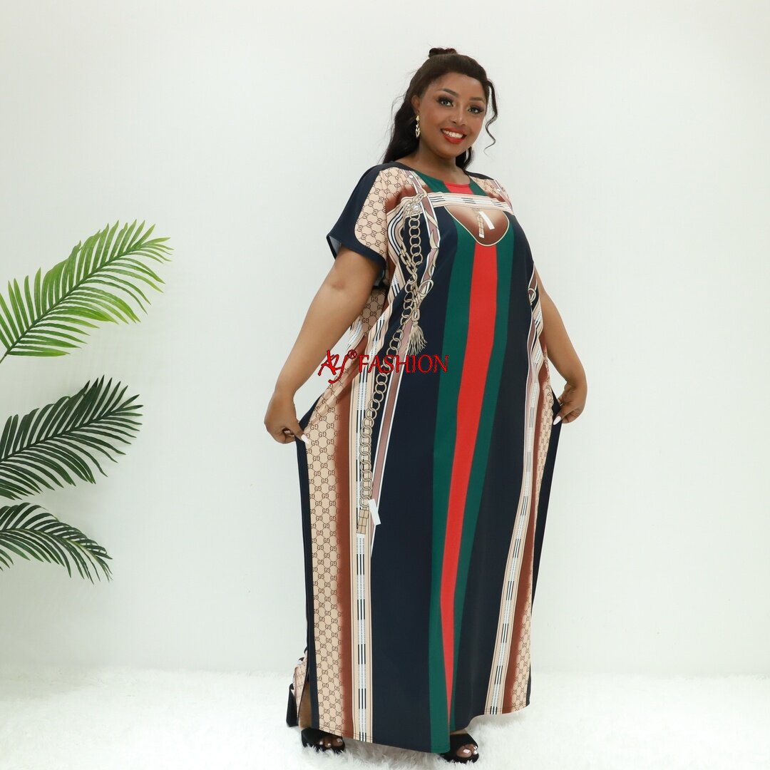 ropa musulmana MAXI Vestido de verano SG24295 Ghana Boubou Hijab Vestido