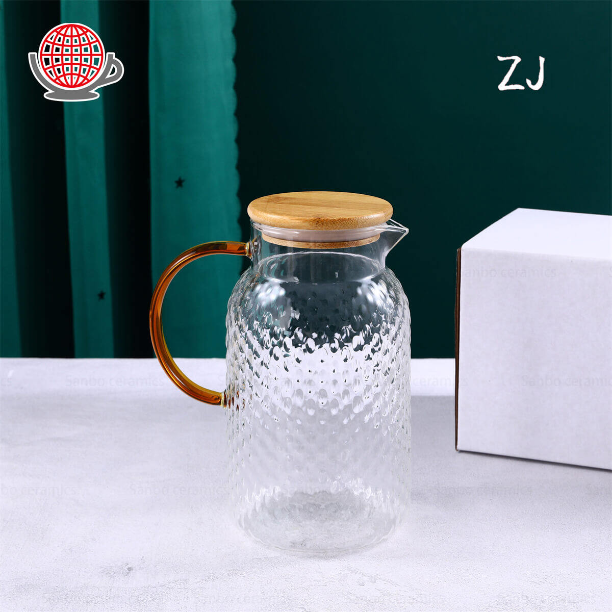 water jug with lid glass,glass pitcher spout,pitcher jugs