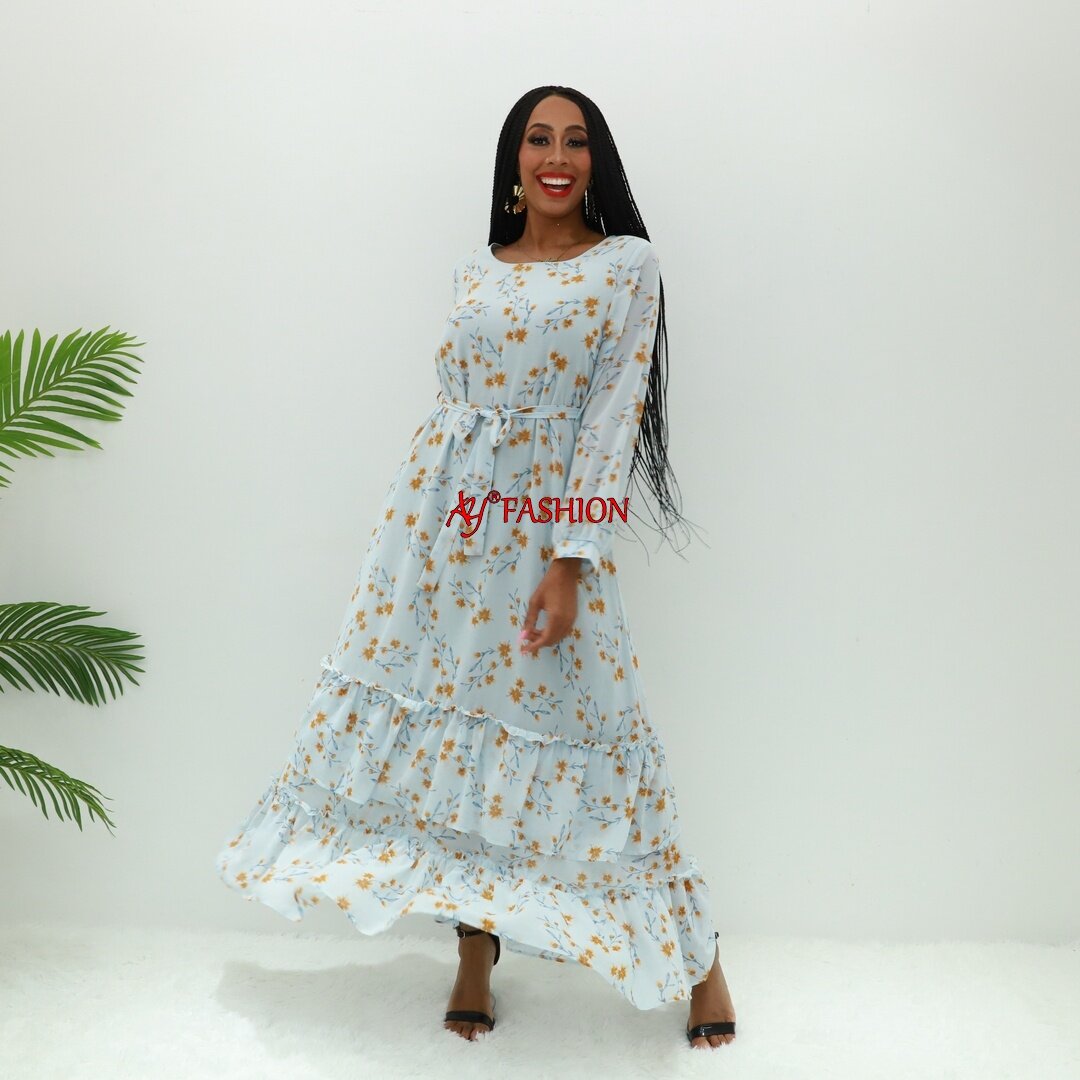 Islamic clothing spring maxi dress AY Fashion SG40154 Nigeria boubou Maxi dress