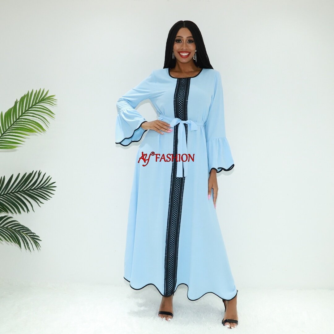 Elegante abaya abaya abaya sg40183 abidjan boubou vestido musulmán