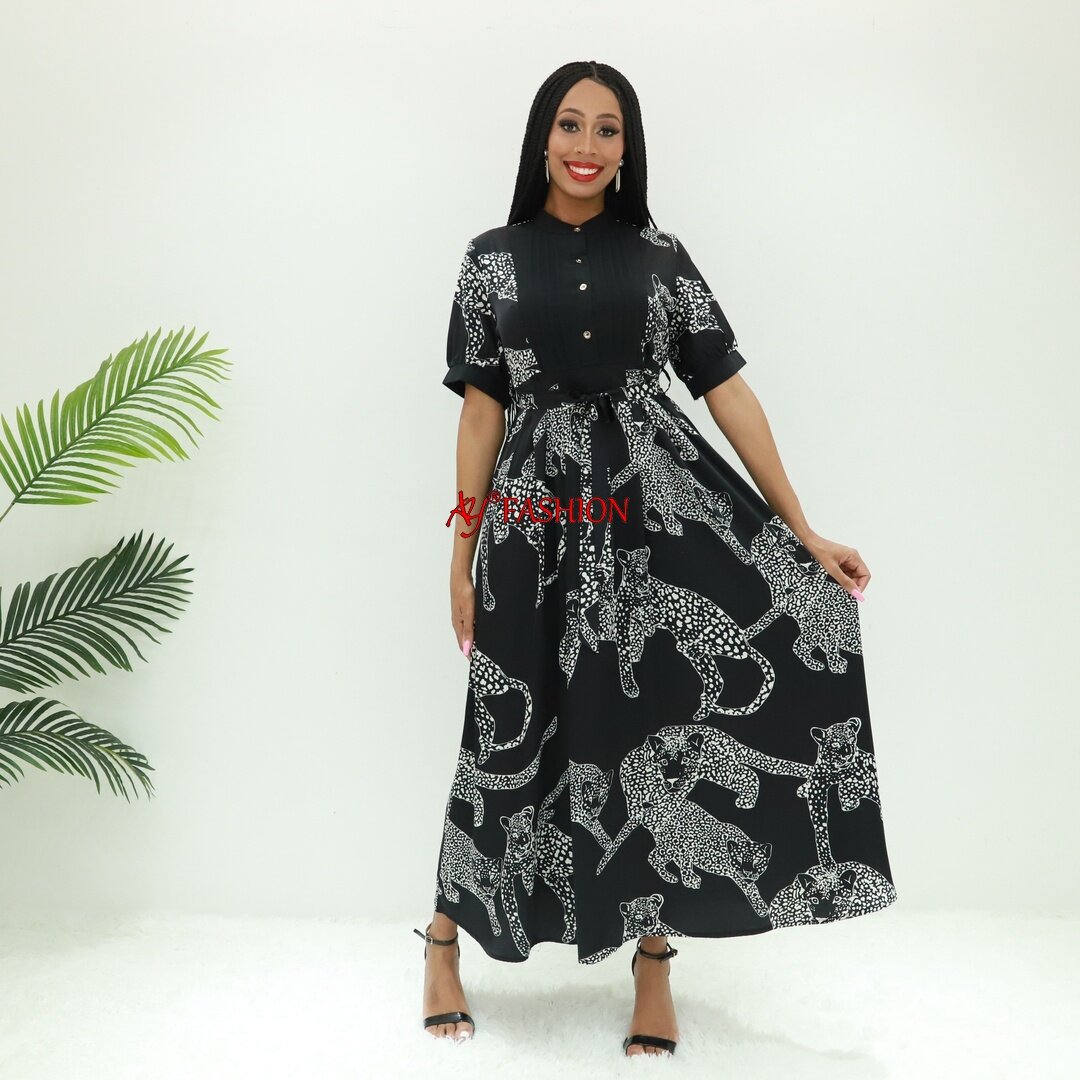 Mulher étnica vestir manto de algodão SG40249 Abidjan Caftan Ethereal Dress