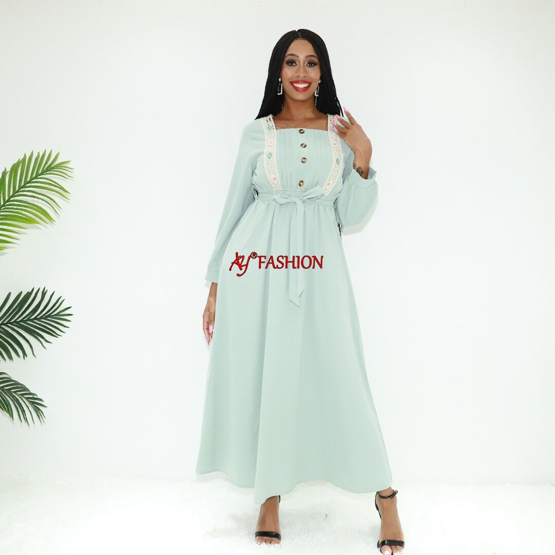 muslimische Kleidung Eid Abaya Femmes Ay Mode SG40284 Kamerun Abaya Kaftan