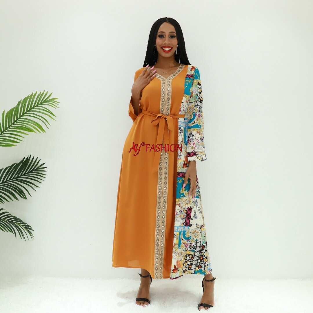 Afrikanische Kleidung Abaya Deja verwendet SG40316 Ghana Muslim Kleid Kaftan