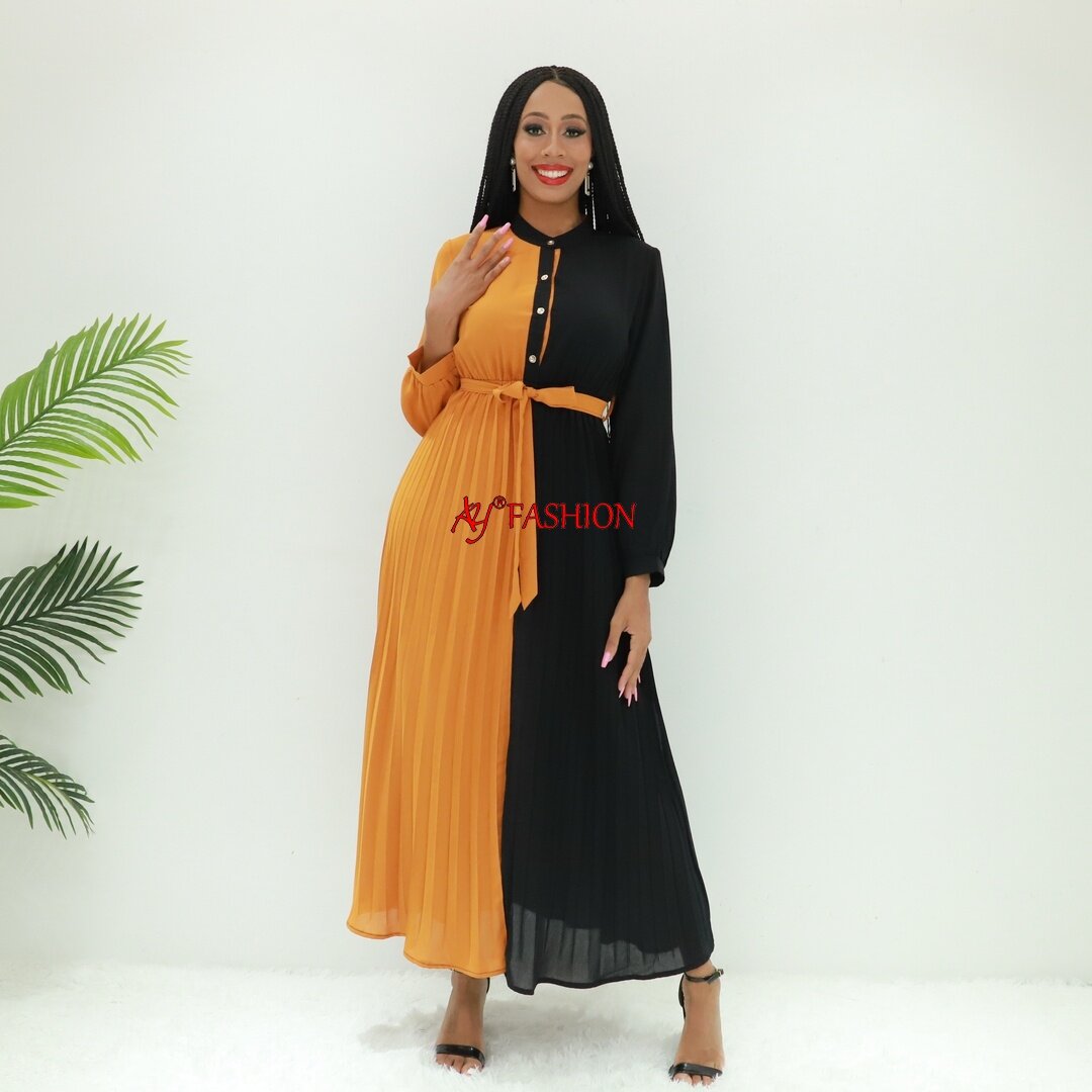 Vestido de quimono no estilo abaya conjunto sg40323 vestido de moda mulimah da Nigéria