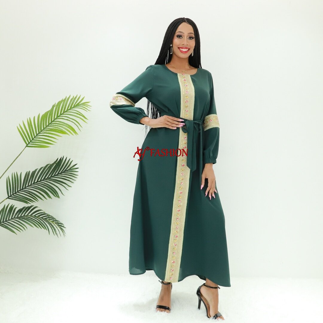 Afrikanische Kleider Abaya Bahrain Fabrik Ay Mode SG40326 Abidjan Kleidung Fashion Kleid