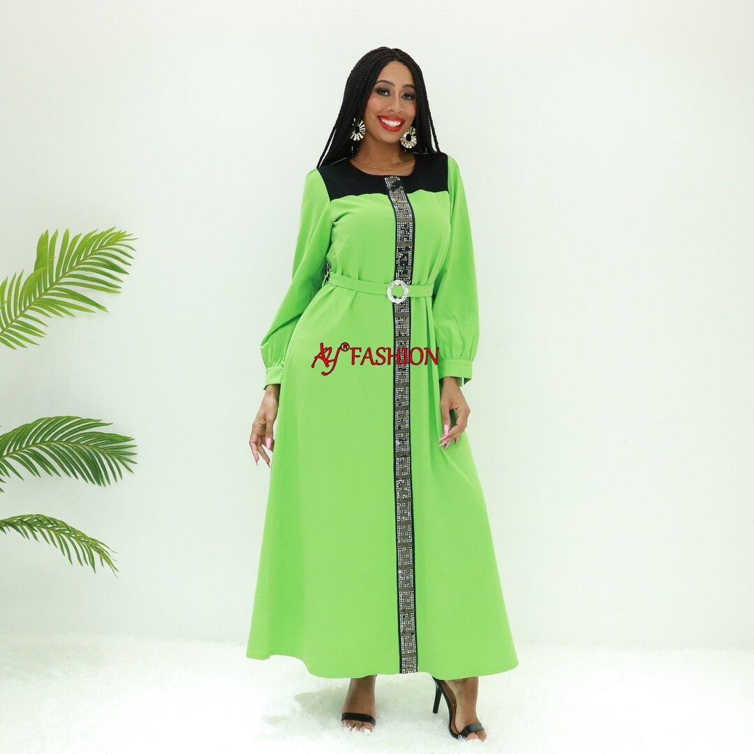 Elegant abaya lady dress watches SG629 Congo boubou Maxi dress