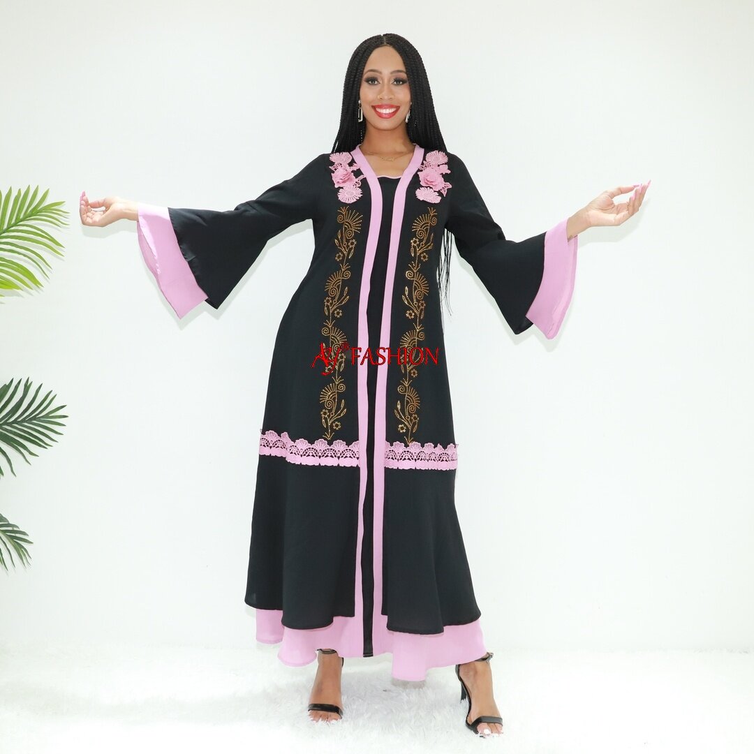 Jilbab abaya khaliji Recommend AY Fashion SG631# Ghana clothing Hijab dress