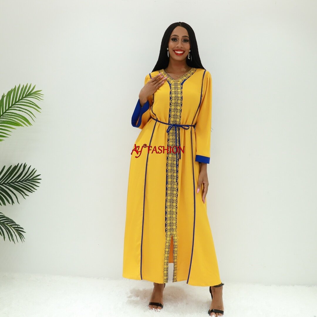 Modest wear muslim fancy dresses AY Fashion SG660 Cameroon boubou Arab dress