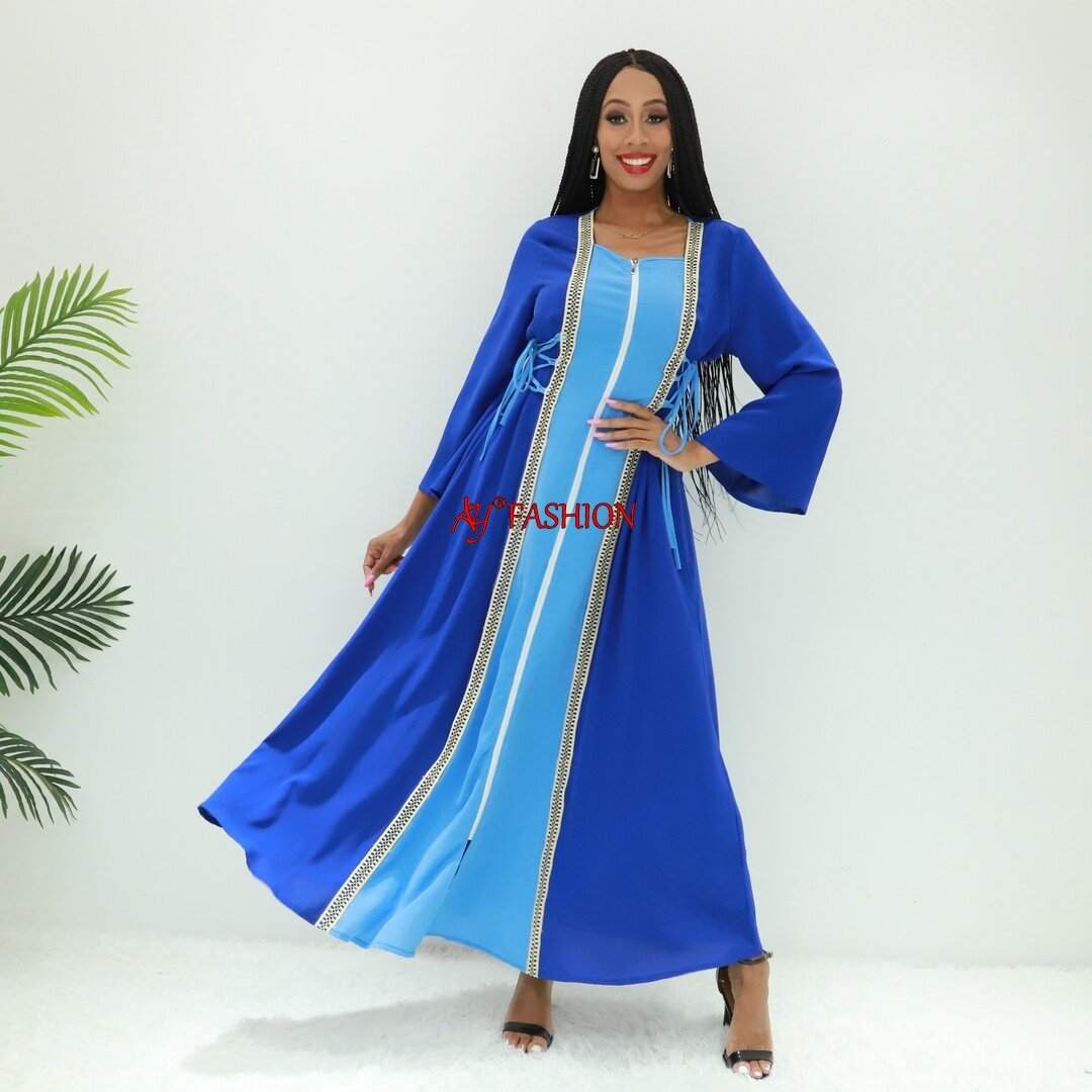 Robe à l'apicacteur Kaftan Nouveau arrivée Ay Fashion Sg666 Cameroun Boubou Long Robe