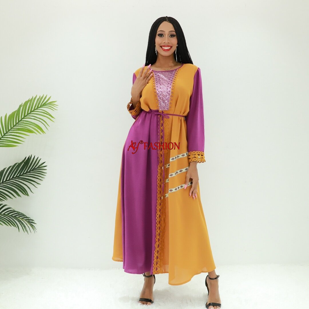 Abayas ay Fashion SG669 Togo Boubou Abaya를위한 민족 의류 일본 직물