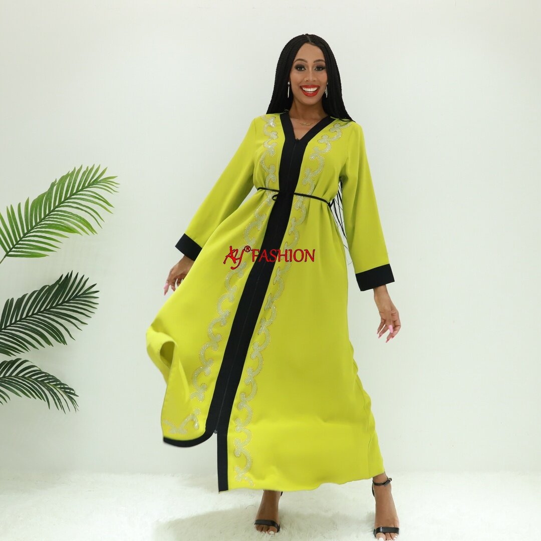 Vestidos formais elegantes de abaya de grande capacidade Ay SG673 Congo Clothing Kaftan