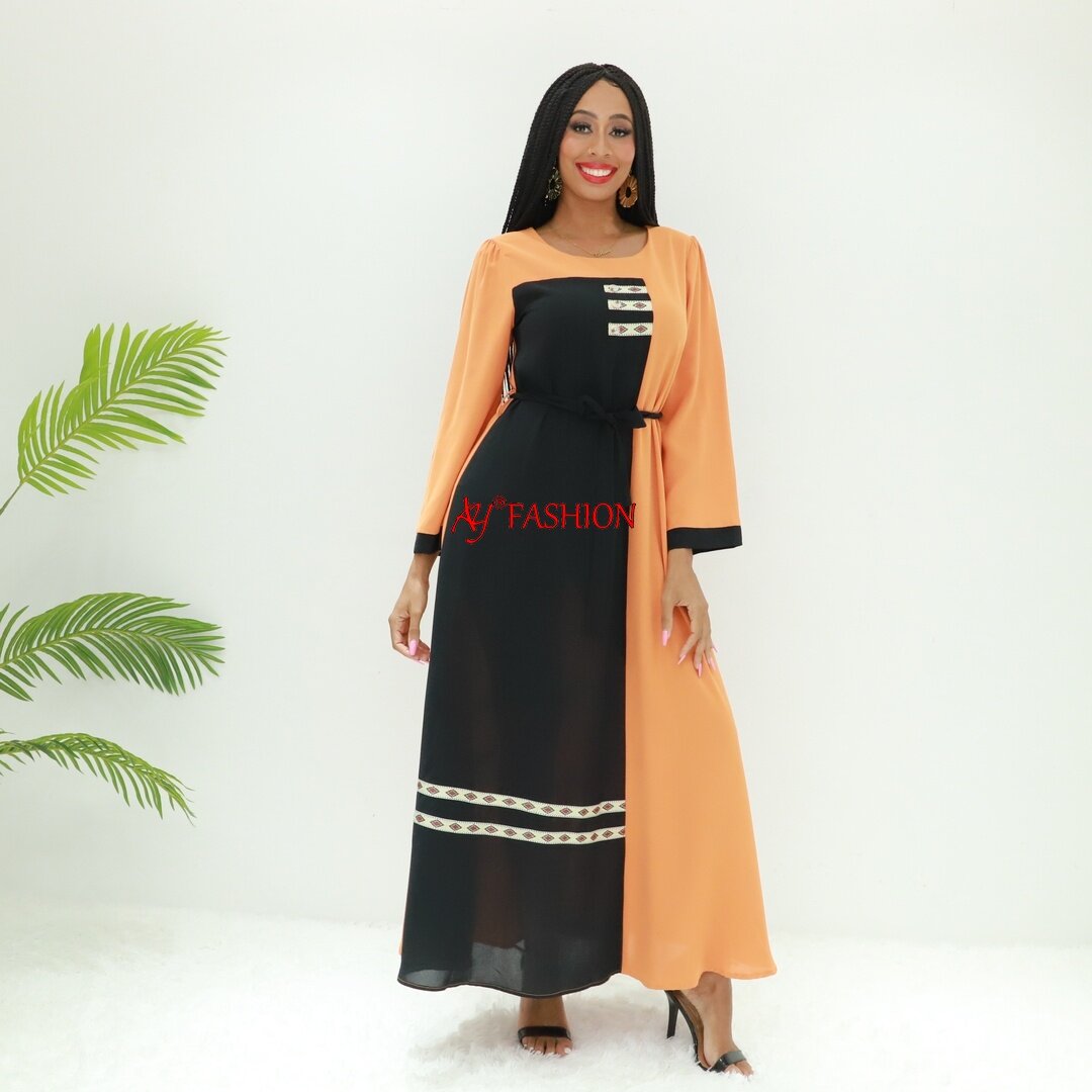 Modest dress abaya khimar with niqab SG638 Tanzania abaya muslim dress