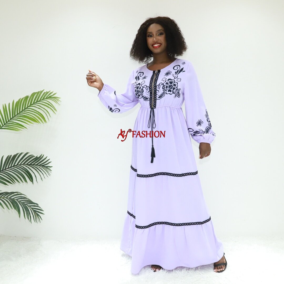 vestido de moda de roupas muçulmanas aberta 8778 Nigéria Kaftan Long Robe