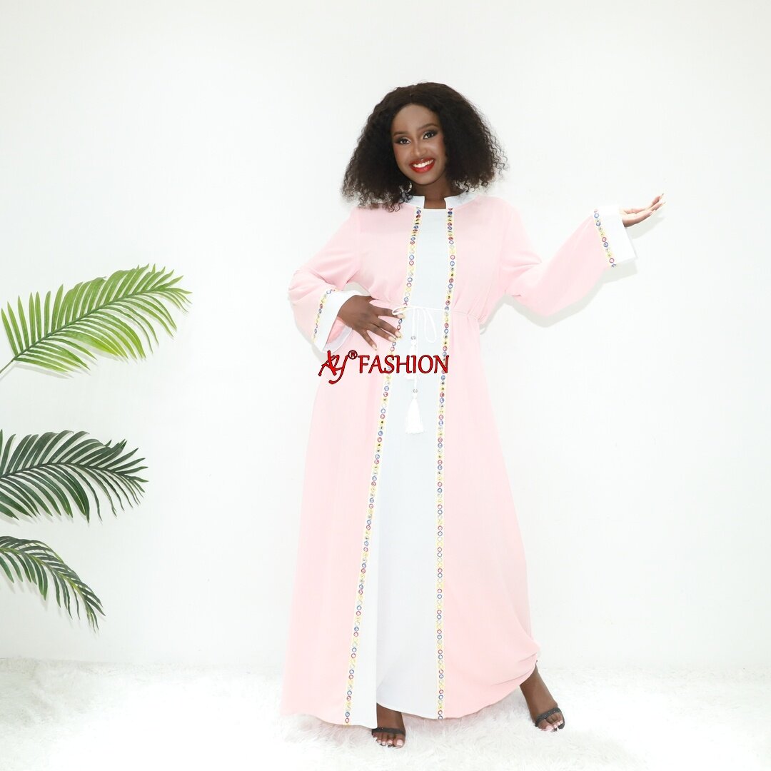 Roupas da África Vestido muçulmano elegante 8783 Vestido muçulmano de Camarões Kaftan