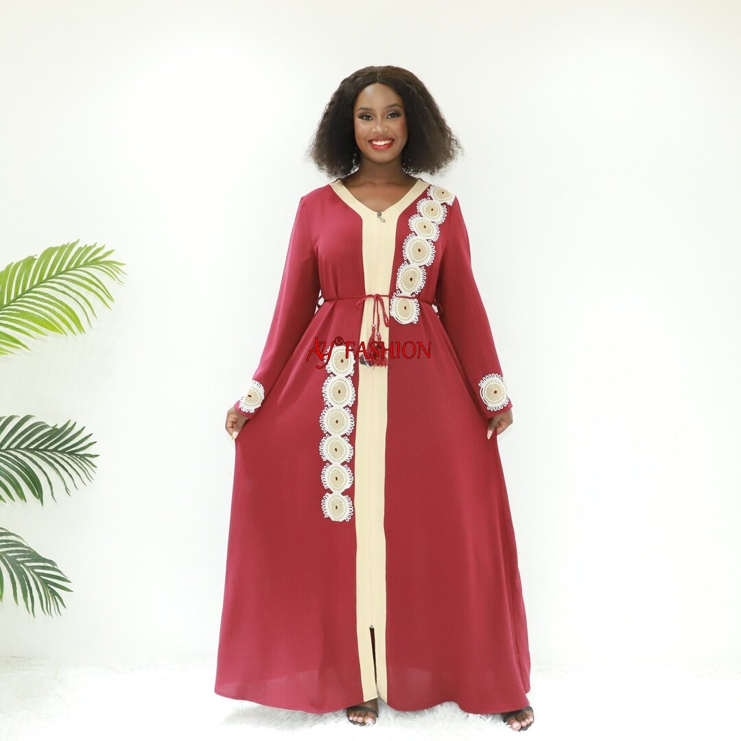 Robe de style kimono goedkope kaftans ay mode 8788 abidjan musulman robe kaftan