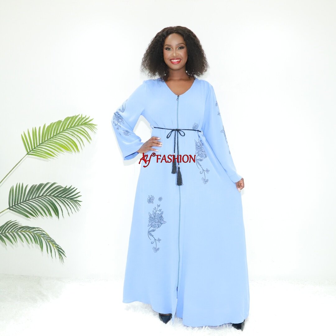 Modest wear abaya en perle AY Fashion 8791 Togo abaya Long robe