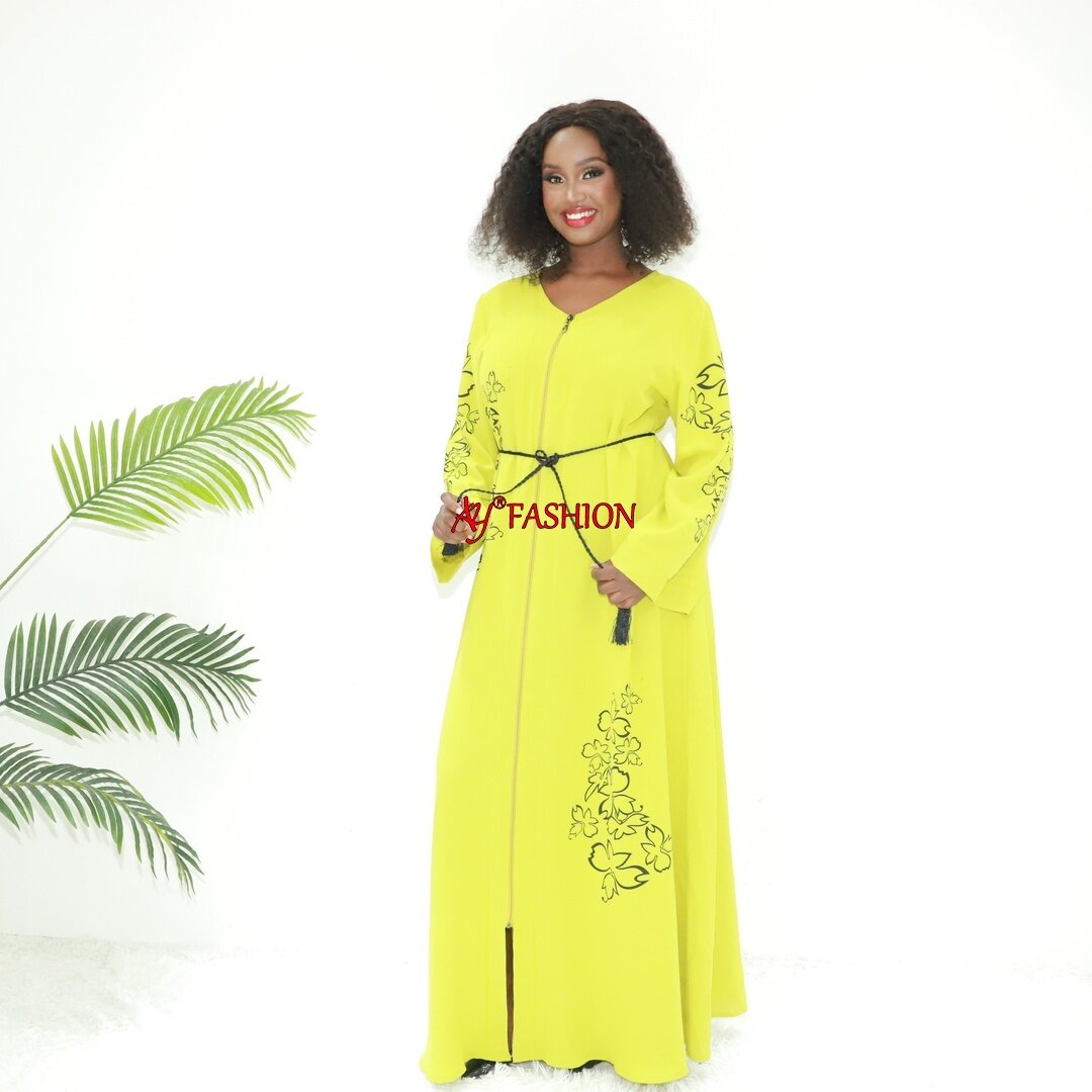 Loose-fitting gown china traditional dresses for ladies 8792 Abidjan kaftan Arab dress