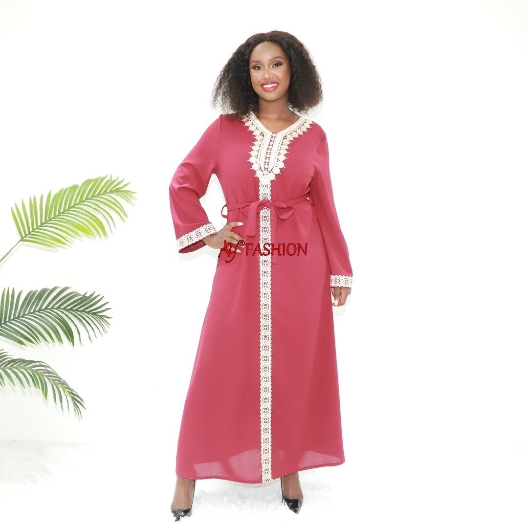 Jilbab Bacweyne Somali Hight Quality Ay Fashion An6101 Camarões Abaya Dress Ethereal