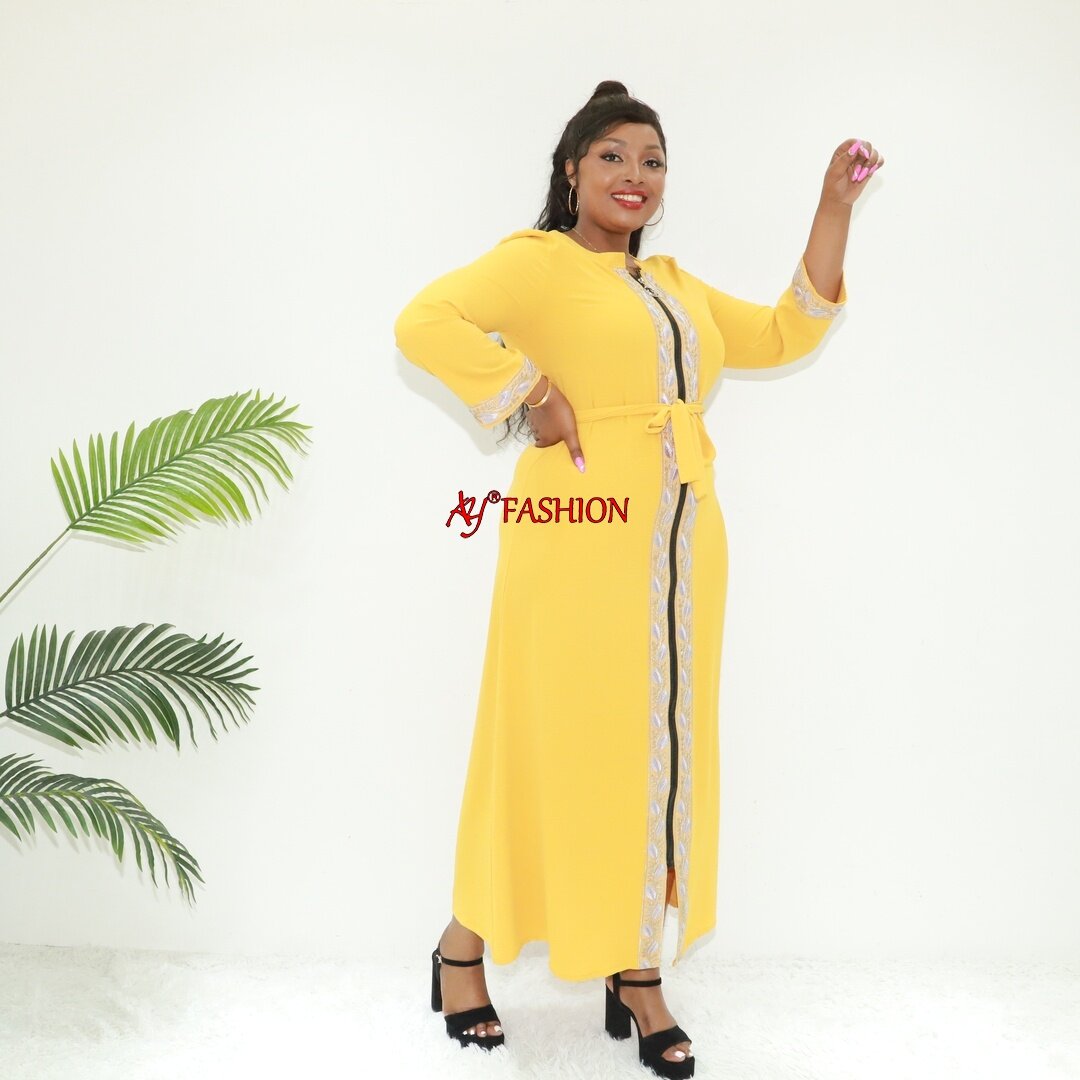 Robe ample ropa mujer ay mode an6106 abidjan musulman robe arabe robe