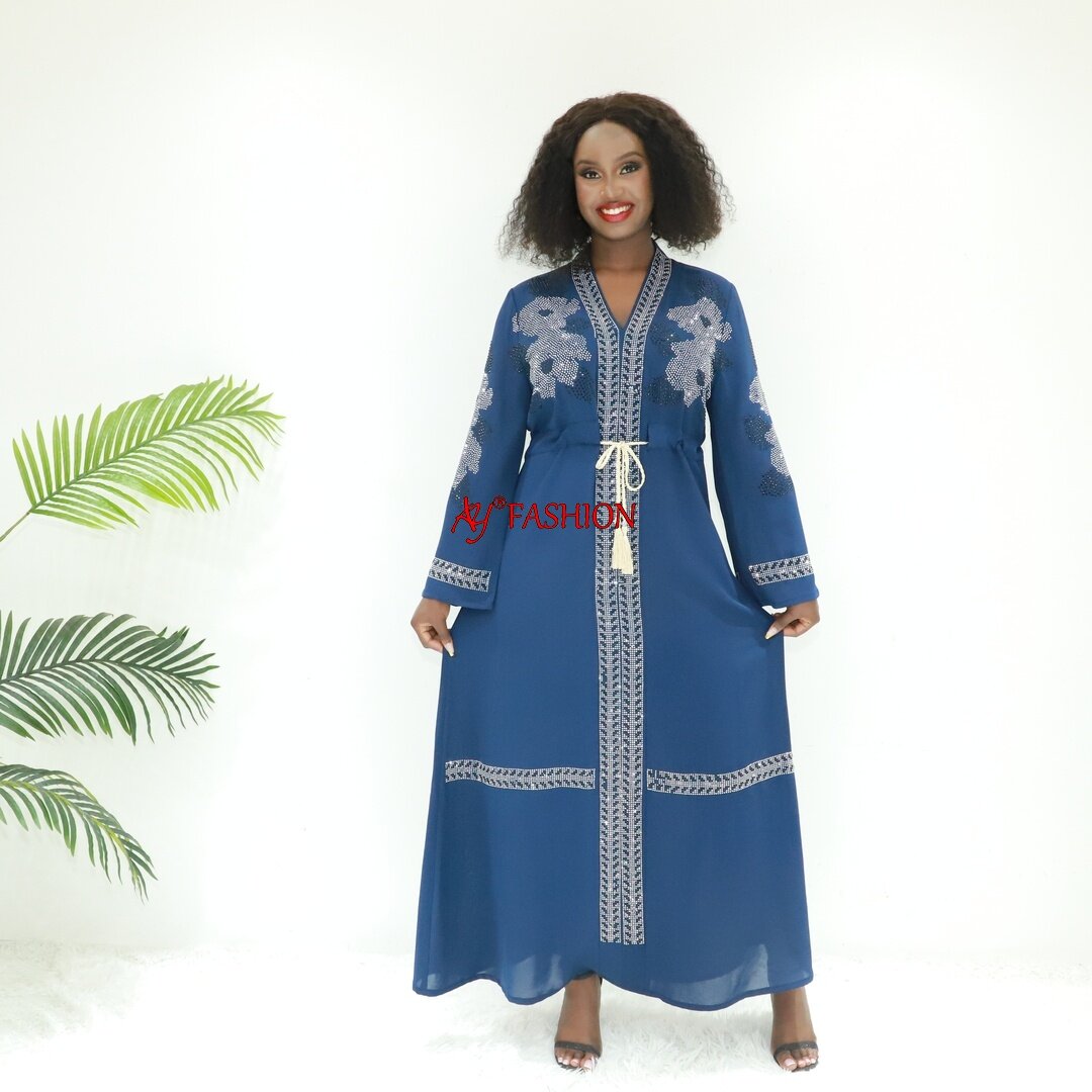 Afrique robe Abaya Avec Hijab ay Fashion An6109 Congo Boubou Fashion Robe