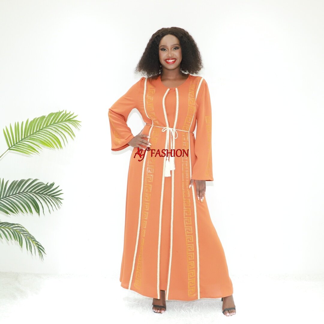 Kimono-style dress moroccan abaya AN6111 Congo abaya muslim dress